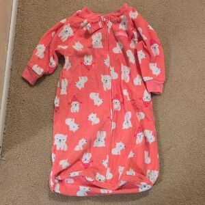 Child of Mine Coral Pajamas with Animal Print